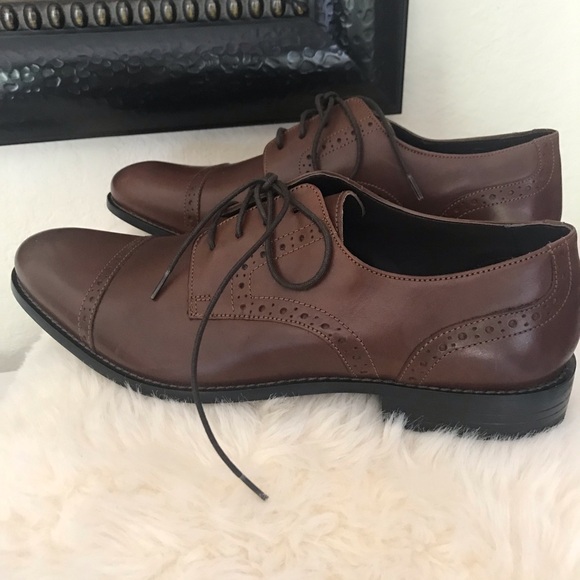 NIB: Stacy Adams : mens Cap Toe Leather Oxford: size11.5 - Picture 7 of 12
